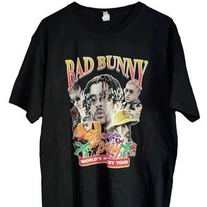 Bad Bunny World’s Hottest Tour Stadiums 2022 Concert Shirt